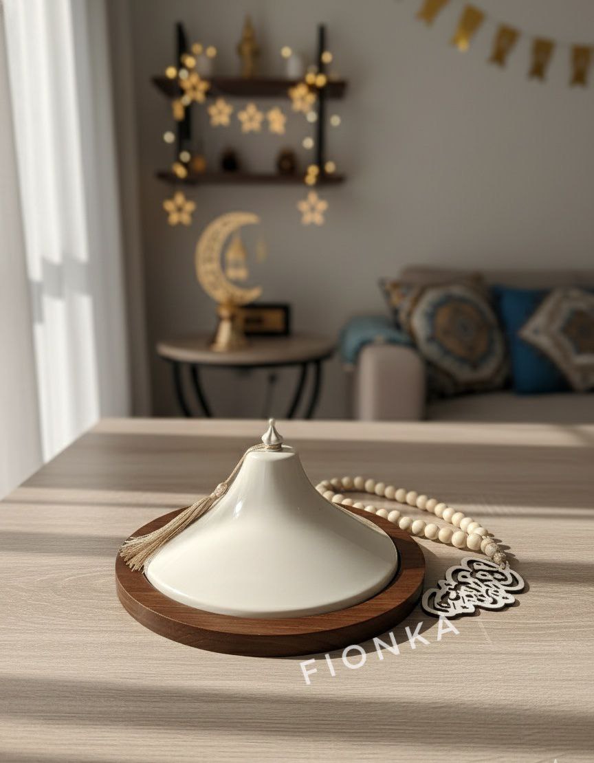 تمرية فيونكا خشب وفولاذ – لمسة فنية على سفرتك في رمضان 🌙 H-H