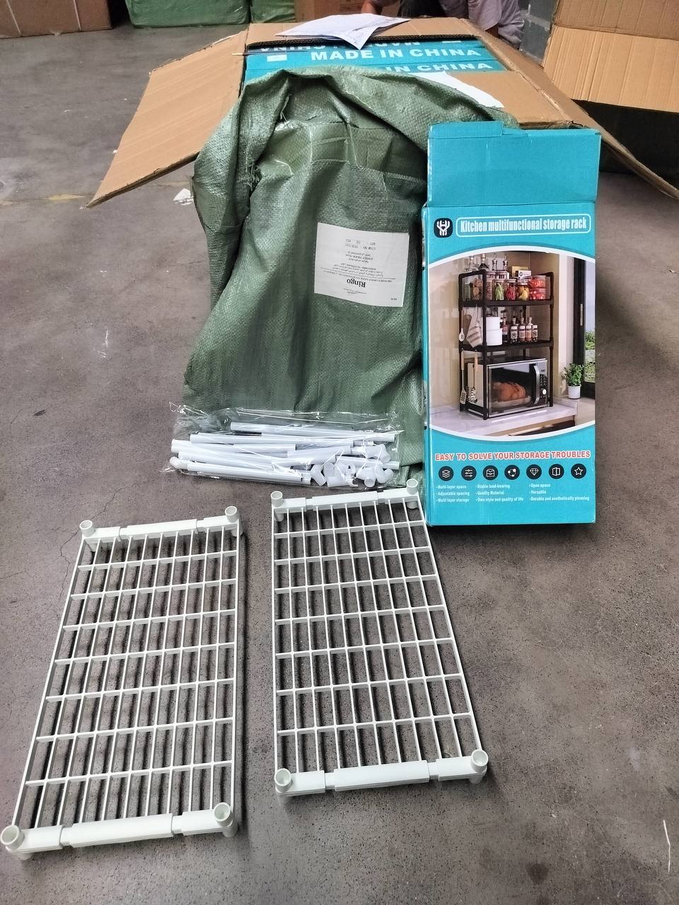 ستاند ميكرويف متعدد الاستخدامات | رف تخزين متين للميكرويف والفرن والتوابل