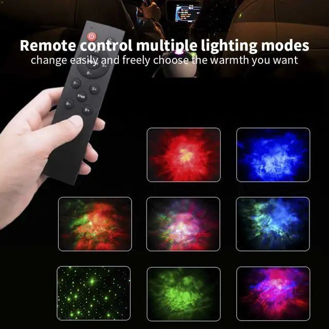 وناسة على شكل رائد فضاء | ليزر بروجيكتور بإضاءة محيطية وتحكم عن بُعد