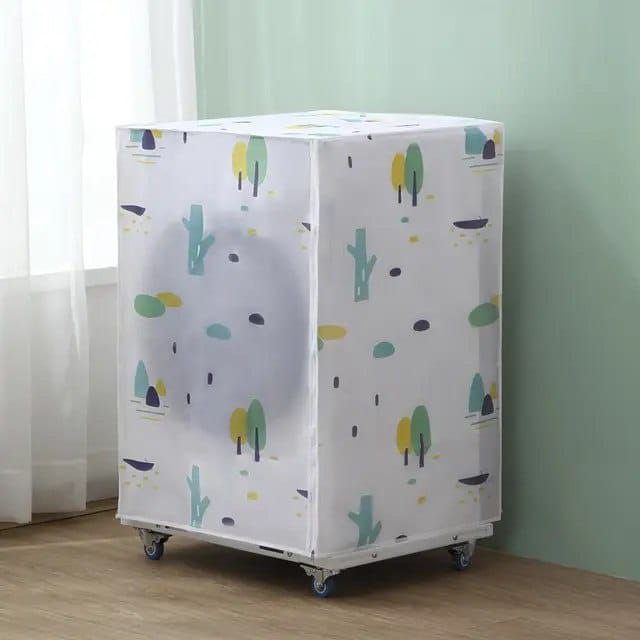 كفر غسالة أتوماتيك أمامي ضد المياه – خامة مشمع مستوردة عالية الجودة