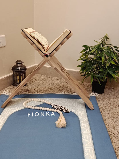 حامل مصحف خشب – وقار وجمال لركن عبادتك 🤲✨