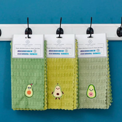 طقم فوط تنشيف المطبخ أفوكادو 4 قطع