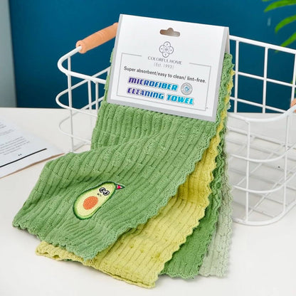 طقم فوط تنشيف المطبخ أفوكادو 4 قطع