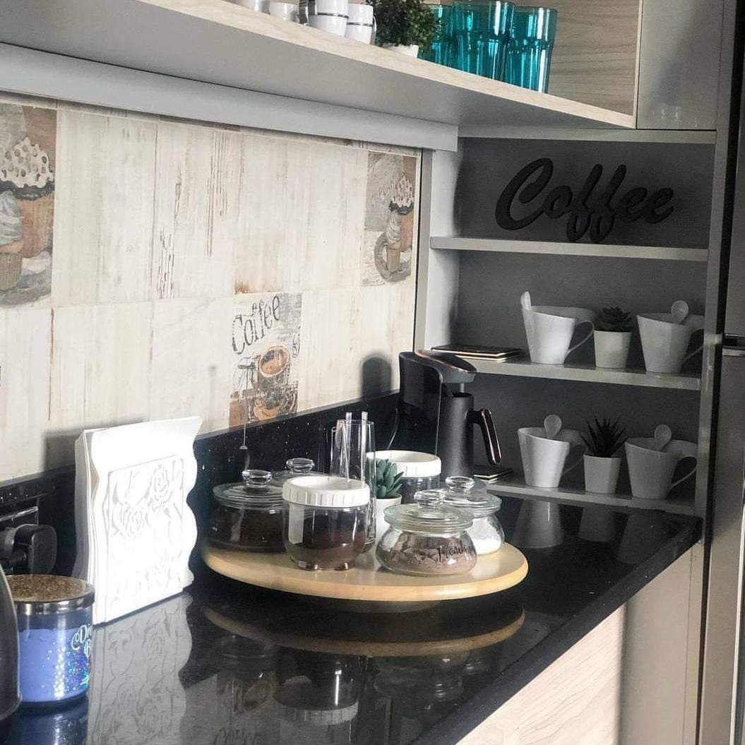 صينية ستاند دوارة من خشب البامبو متعددة الاستخدام مقاس 35 سم