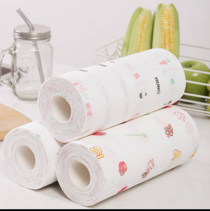 رول مناديل امتصاص الزيت – للحفاظ على القرمشة والنظافة 🧽🍟