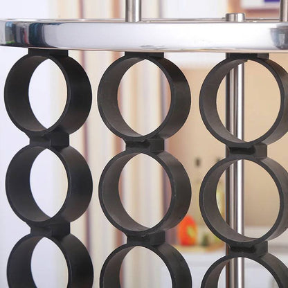 طقم توابل وبهارات زجاج بحامل استاليس أنيق – ترتيب مثالي لمطبخك