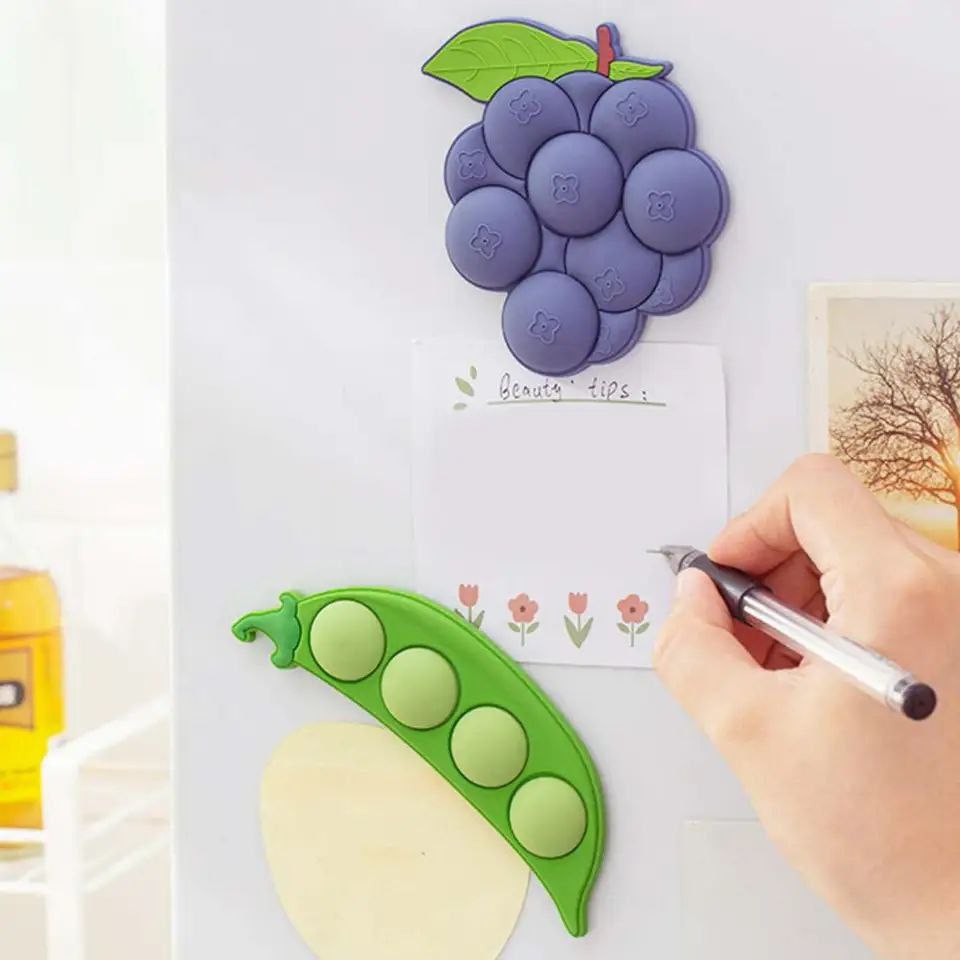 مجموعة مغناطيس ثلاجة ديكورية قوية | مغناطيس ثلاجة للديكور غير قابل للسقوط بتصميم مميز وألوان جذابة