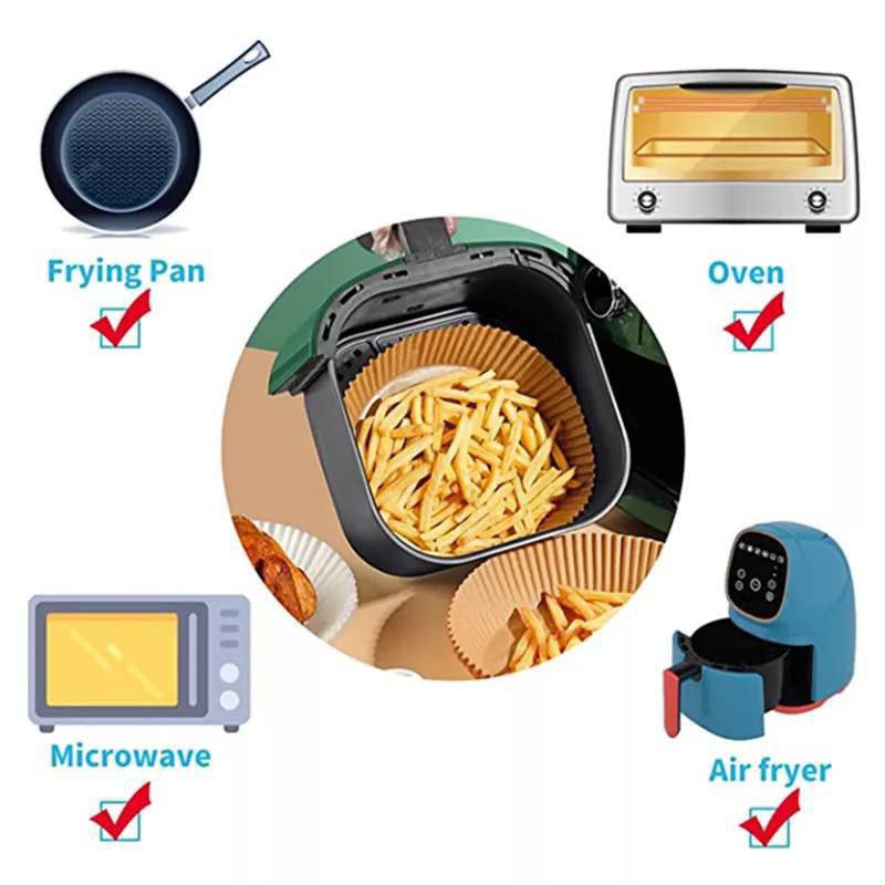 ورق ايرفراير أصلي مقاوم للالتصاق – 50 ورقة مقاس 16×4.5 سم