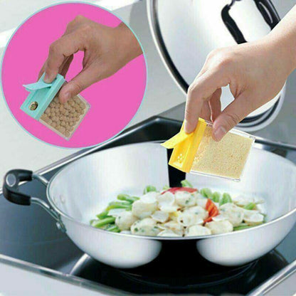 طقم توابل أكريليك 6×1  ألوان متعددة بحامل مستطيل – خامة فاخرة مستوردة