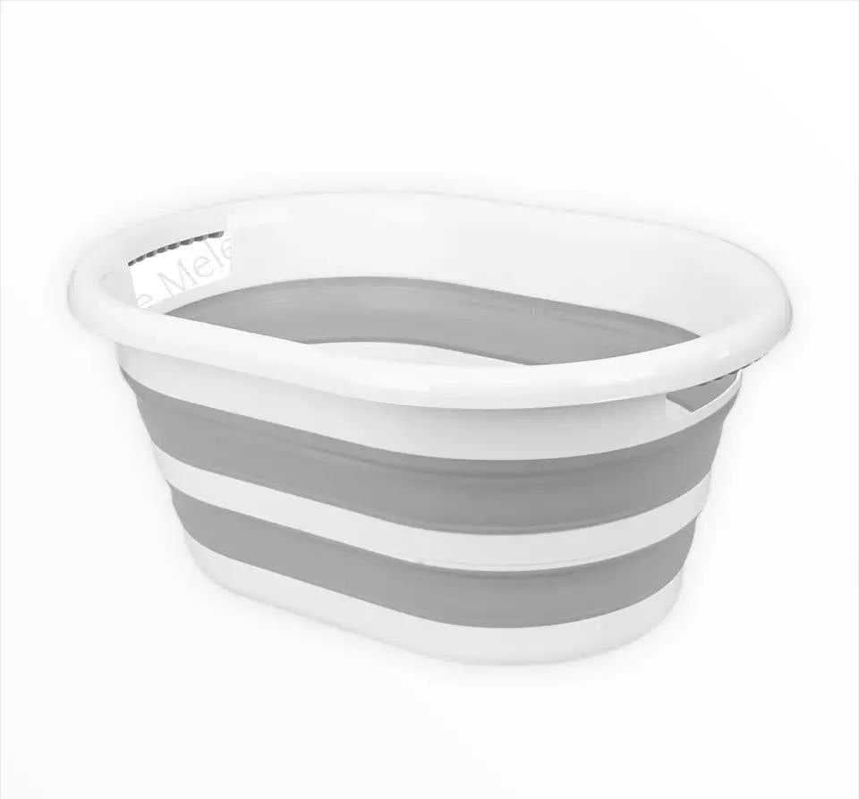 بانيو وباسكت غسيل سيليكون قابل للطي – حجم جامبو، خامة مستوردة عالية الجودة