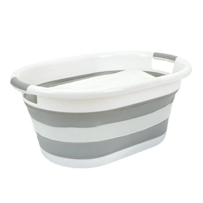 بانيو وباسكت غسيل سيليكون قابل للطي – حجم جامبو، خامة مستوردة عالية الجودة