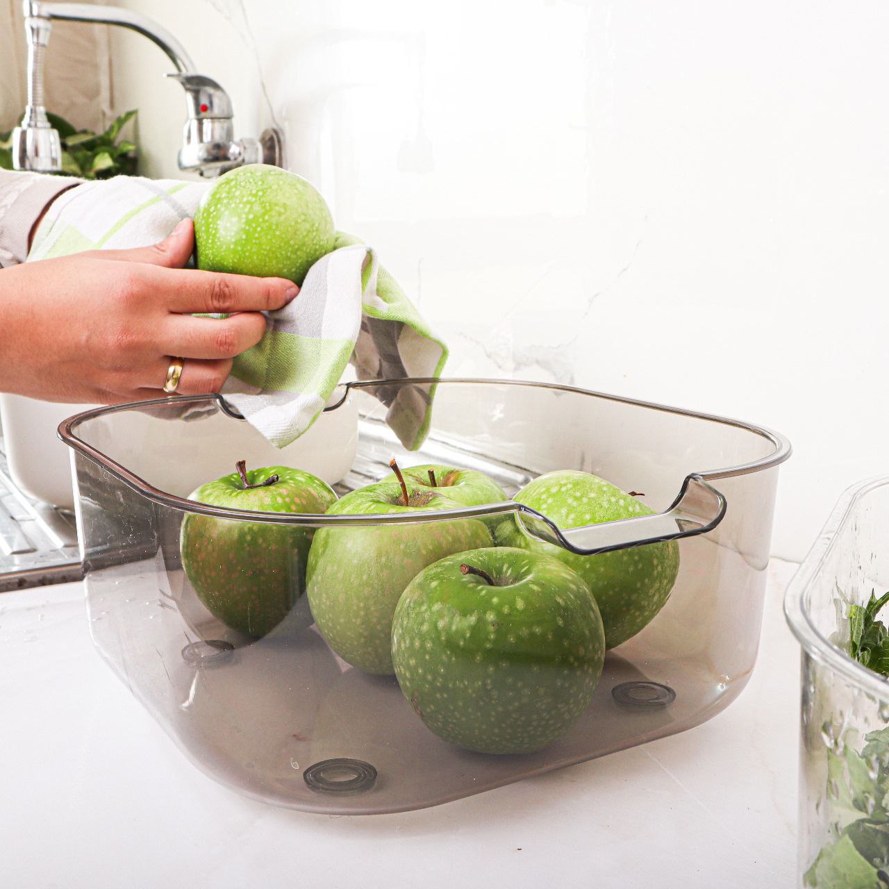 Magic Bowl | طقم تحضير طعام أكريليك ضد الكسر متعدد الاستخدامات  H-H