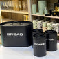 BREAD Premium Coffee Set – طقم كوفي معدن بالعياشة 4 قطع | تصميم أنيق ولمسة فخامة لمطبخك