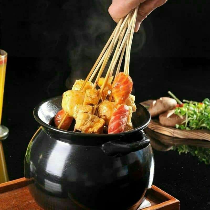 عصيان شيش طاووق خشب للمشاوي | مقاس كبير للكفتة والفراخ واللحم