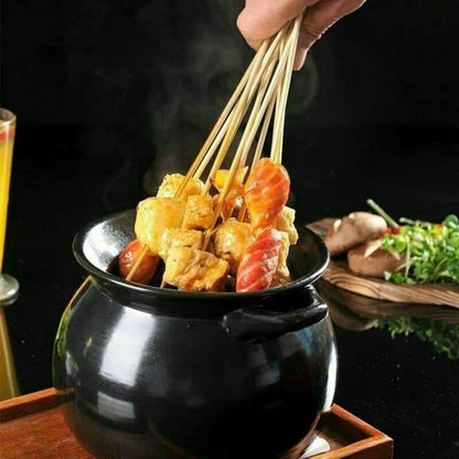 عصيان شيش طاووق خشب للمشاوي | مقاس كبير للكفتة والفراخ واللحم