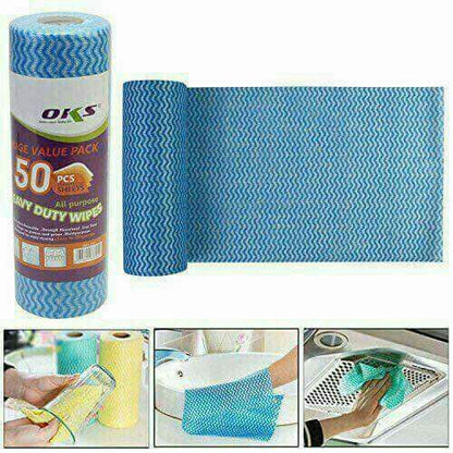 رول تنشيف فائق الامتصاص متعدد الاستخدام – خامة تقيلة قابلة للغسل