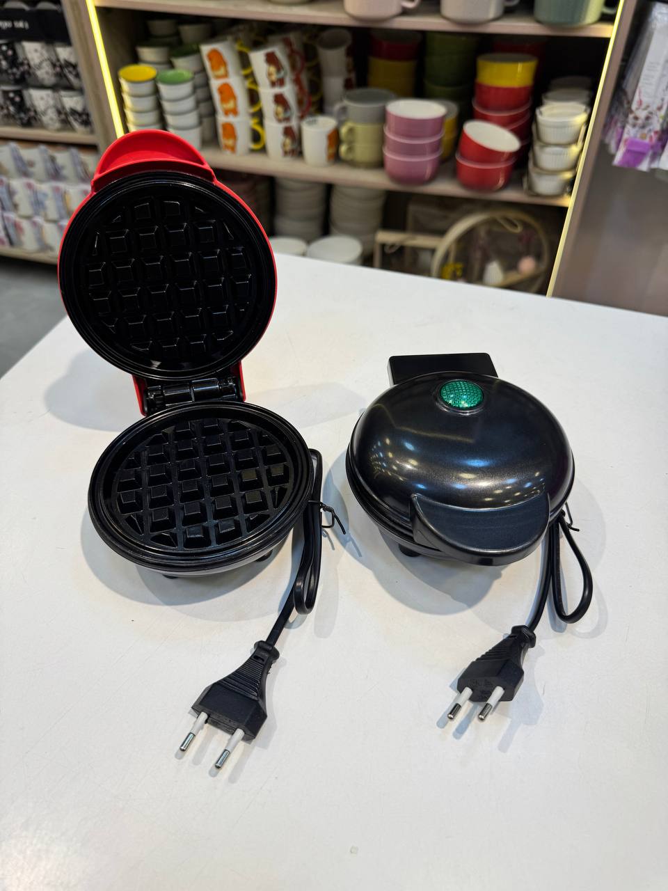 ماكينة وافل ميكر ميني 🧇 SHEIN – 350 وات 💪 مستوردة بجودة عالية