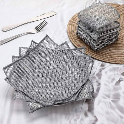 فوطة سلك بديلة للمواعين 10×1 | ناعمة، مضادة للصدأ، تنظف بدون تجريح