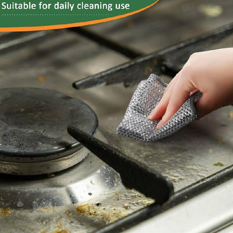 فوطة سلك بديلة للمواعين 10×1 | ناعمة، مضادة للصدأ، تنظف بدون تجريح