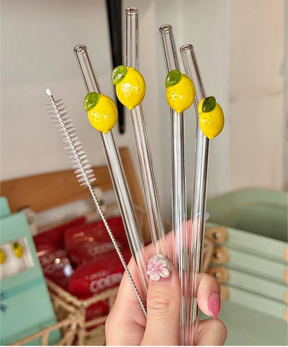 طقم شاليموة زجاجي حراري تريندي 🍋💎 – 5 قطع    H-H