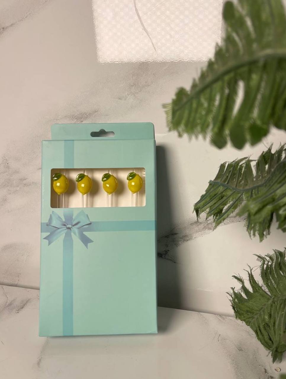 طقم شاليموة زجاجي حراري تريندي 🍋💎 – 5 قطع    H-H