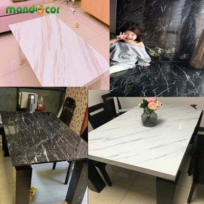 رول استيكر رخامي حراري لاصق ضد الماء بعرض 60 سم وطول 5 متر