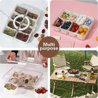 بوكس منظم أكريليك متعدد الاستخدامات لتخزين البهارات والأطعمة والإكسسوارات