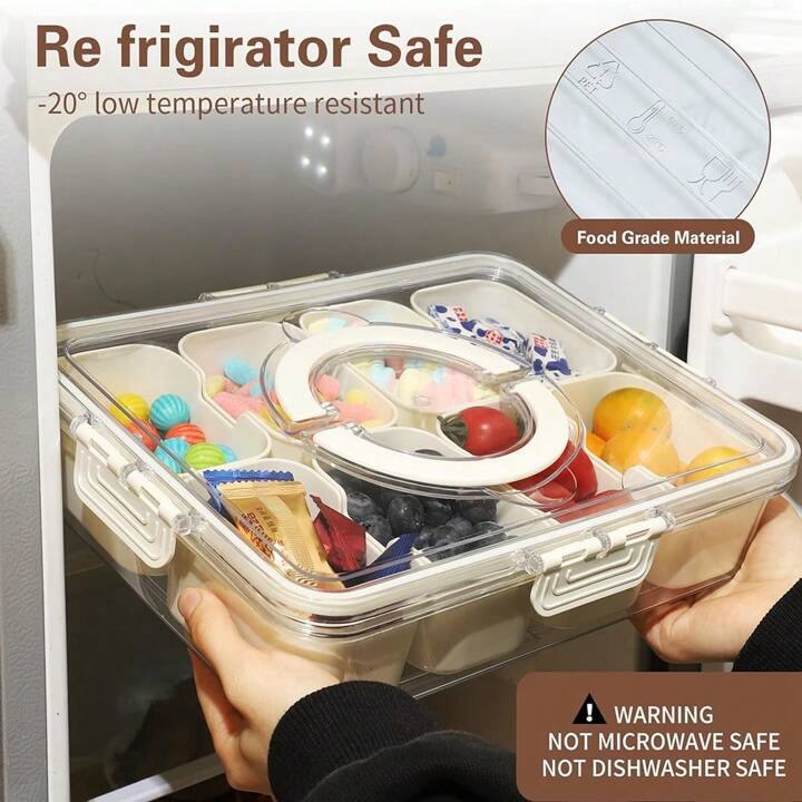 بوكس منظم أكريليك متعدد الاستخدامات لتخزين البهارات والأطعمة والإكسسوارات