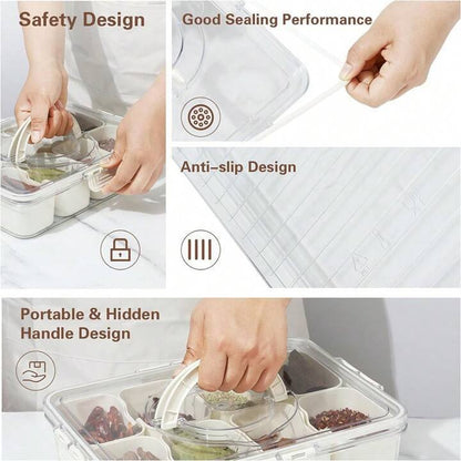 بوكس منظم أكريليك متعدد الاستخدامات لتخزين البهارات والأطعمة والإكسسوارات