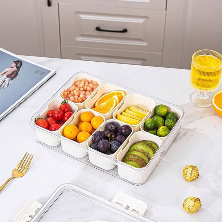 بوكس منظم أكريليك متعدد الاستخدامات لتخزين البهارات والأطعمة والإكسسوارات