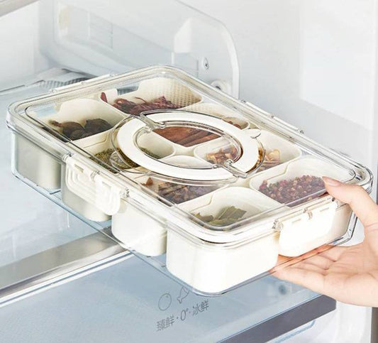 بوكس منظم أكريليك متعدد الاستخدامات لتخزين البهارات والأطعمة والإكسسوارات