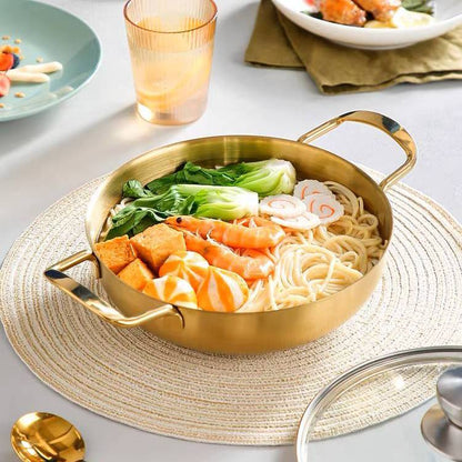 طقم طاسات تقديم استانلس مدهب ضد الصدأ – دسوقي آند صودا – مقاسات متعددة