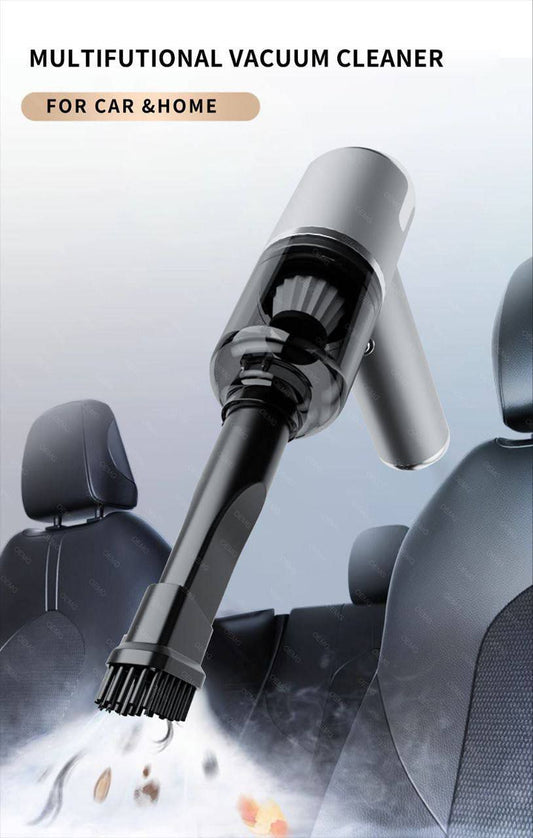 مكنسة ميني محمولة بالبطارية 120 وات بقوة شفط عالية للاستخدام المنزلي والسيارة