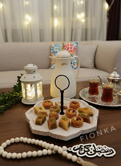 دار الكرم – شيّالة خشب فخمة لسفرة رمضان 🌙✨   H-H