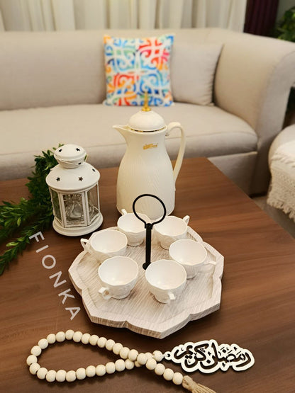 دار الكرم – شيّالة خشب فخمة لسفرة رمضان 🌙✨   H-H