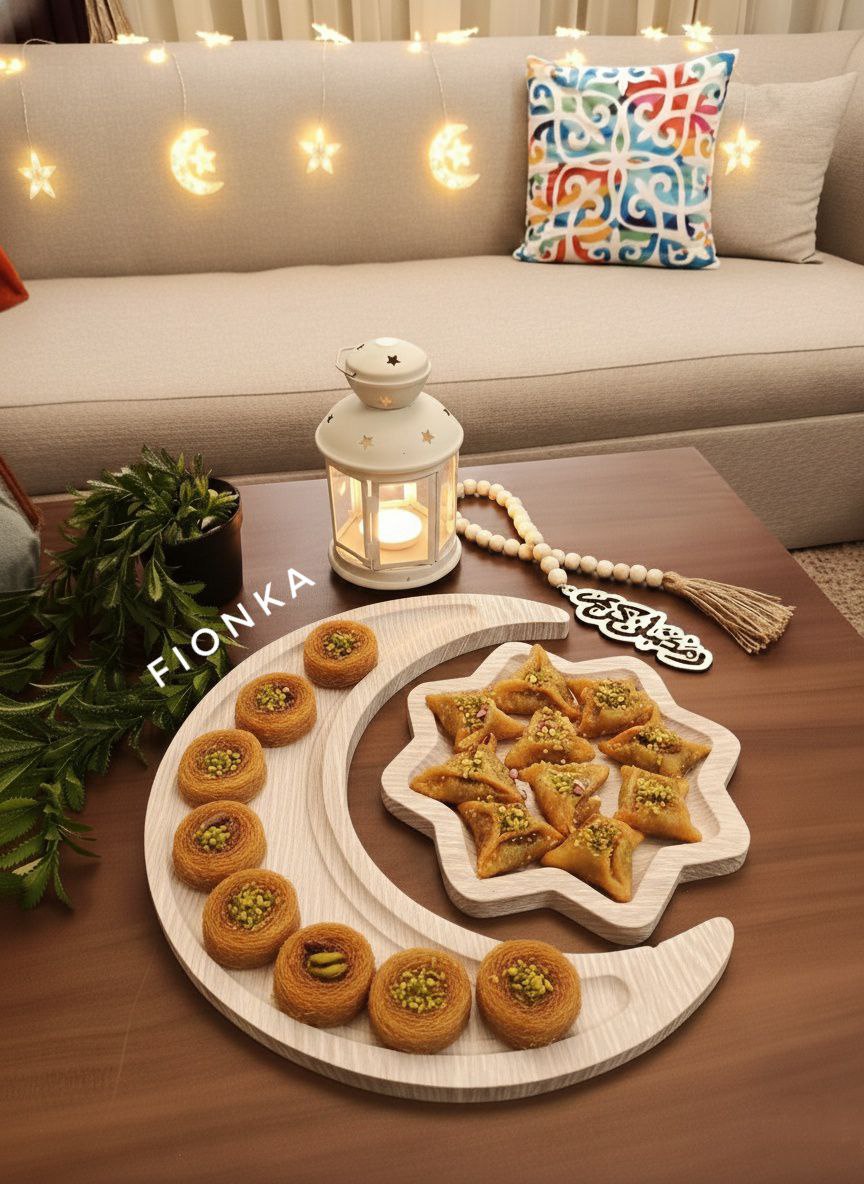 هلالية فيونكا – لمسة راقية لسفرة رمضان 🌙✨   H-H
