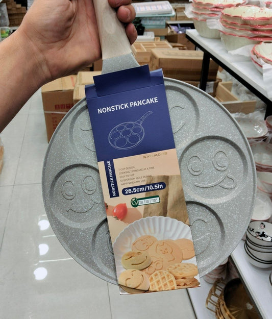 : طاسة بان كيك جرانيت 7 أشكال – غير قابلة للالتصاق