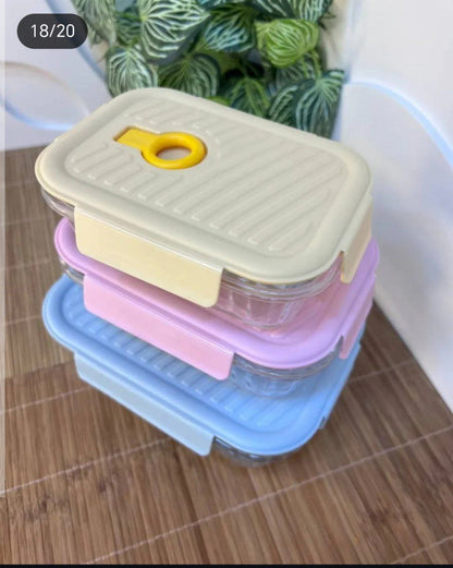 طقم طواجن بيركس 3×1 مستطيل – عملي ومتعدد الاستخدام 😍    H-H