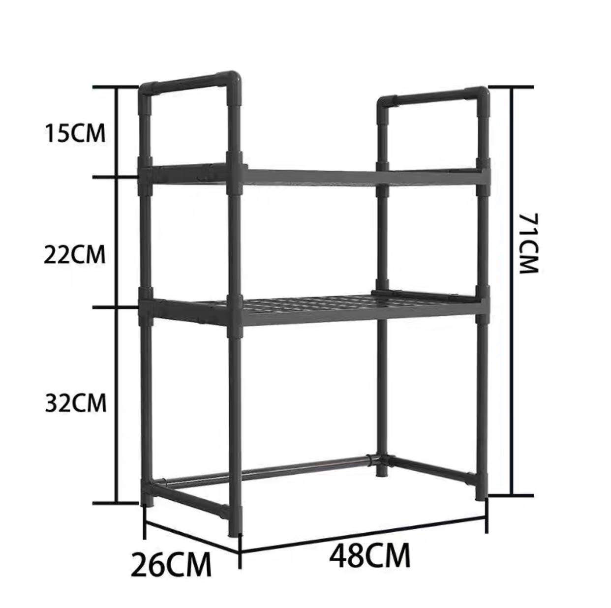 ستاند ميكرويف متعدد الاستخدامات | رف تخزين متين للميكرويف والفرن والتوابل