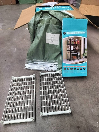 ستاند ميكرويف متعدد الاستخدامات | رف تخزين متين للميكرويف والفرن والتوابل