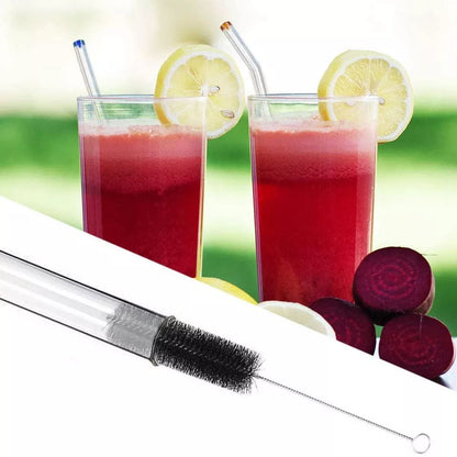 مجموعة تنظيف الشاليموه والزجاجات 10 قطع استانلس مقاوم للصدأ ✨