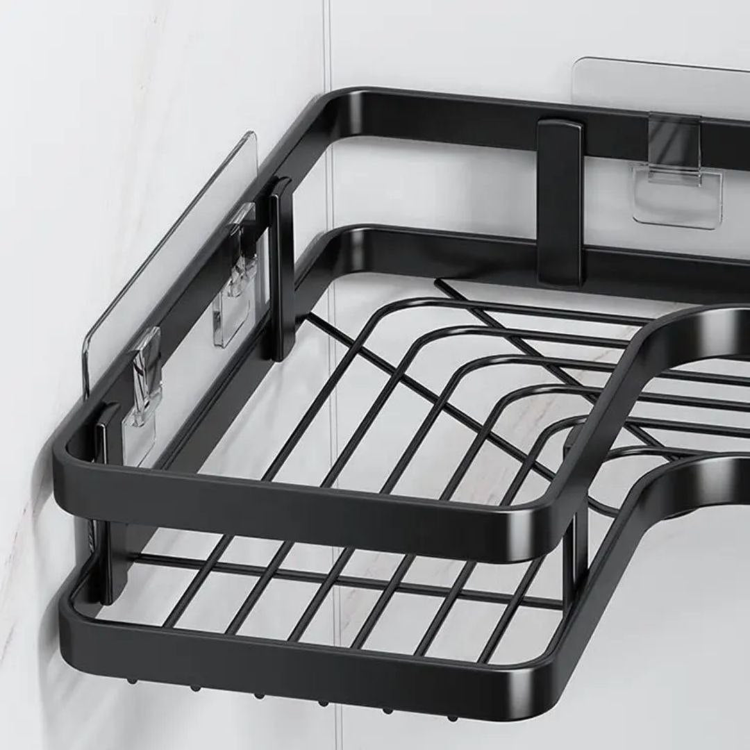 ركنة حمام معدن زاوية مستوردة لتنظيم الحمام والمطبخ