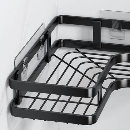 ركنة حمام معدن زاوية مستوردة لتنظيم الحمام والمطبخ