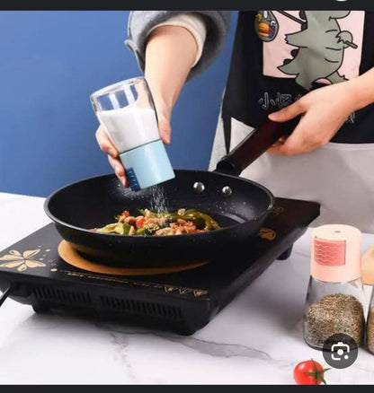 ملاحة زجاج بغطاء بلاستيك | تحكم دقيق في كمية الملح والبهارات    H-H