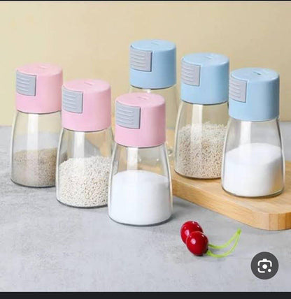 ملاحة زجاج بغطاء بلاستيك | تحكم دقيق في كمية الملح والبهارات    H-H