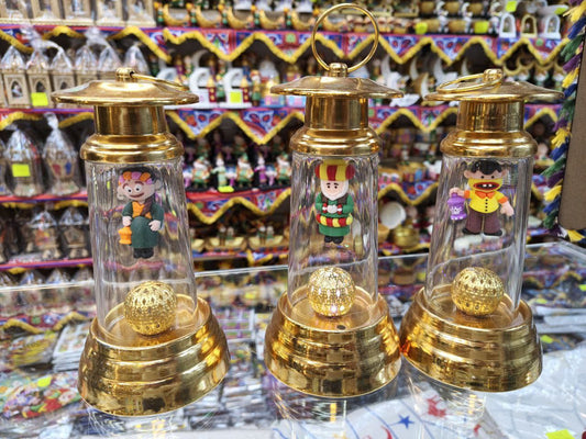 فانوس معدن بينور – بيضاوي مع شخصيات كورة 🌟 B