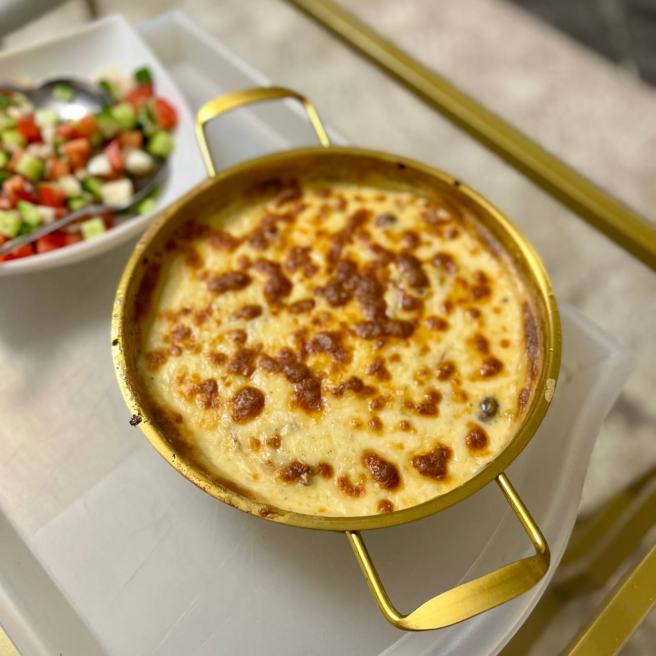 طقم طاسات تقديم استانلس مدهب ضد الصدأ – دسوقي آند صودا – مقاسات متعددة