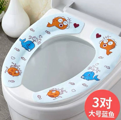 استيكر تواليت أنيق بألوان مبهجة – خامة لاصقة قوية ولمسة ديكور عصرية