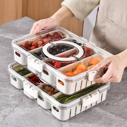 بوكس منظم أكريليك 4 خانات مستطيل متعدد الاستخدامات