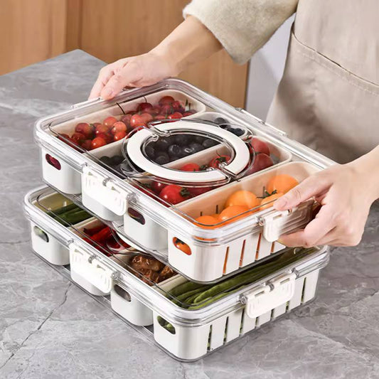 بوكس منظم أكريليك 4 خانات مستطيل متعدد الاستخدامات